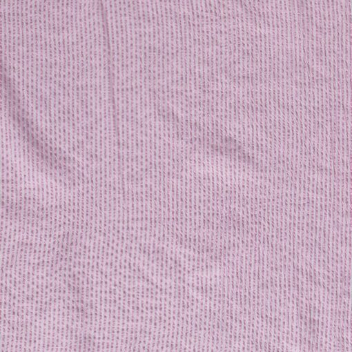 Streifen rosa Seersucker Baumwolle - Van Mook Stoffen
