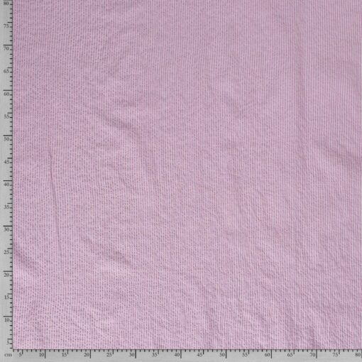 Streifen rosa Seersucker Baumwolle - Van Mook Stoffen