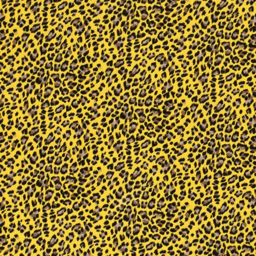 viscose crêpe cheetah