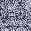 Baumwoll-Viskose-Stoff bedruckte Tiere blau - Van Mook Stoffen